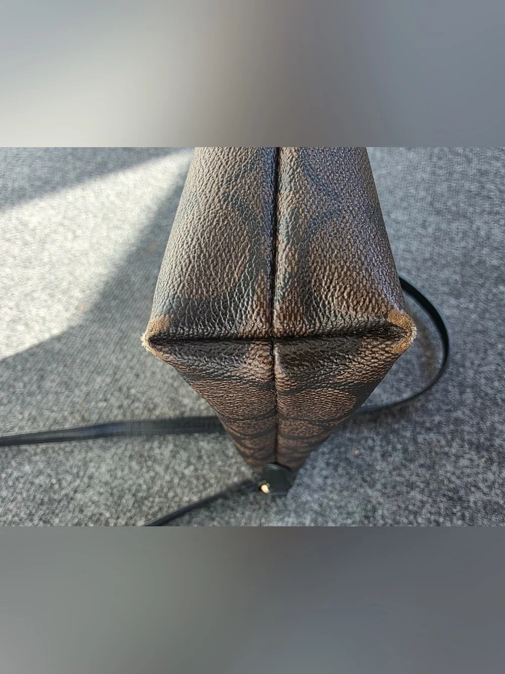 Coach Brown/Black Signature Crossbody Bag